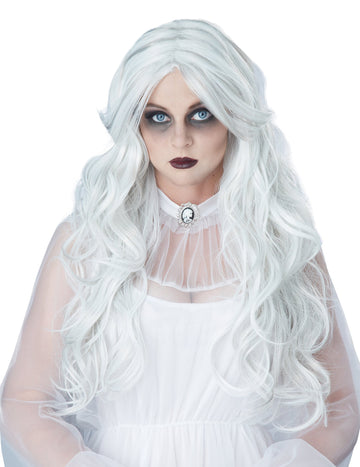 Dlhá biela dáma parochňa žena