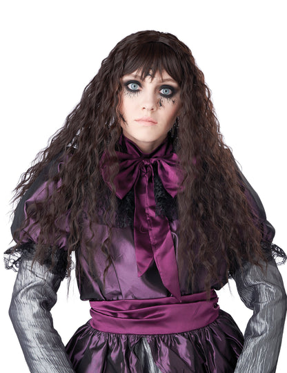 Detská brunetka písať parochňu
