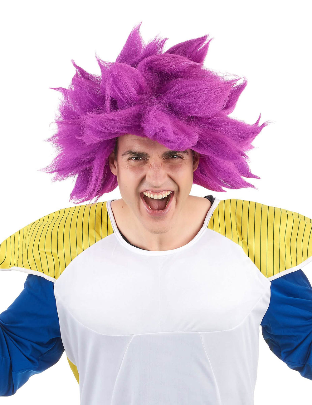 Manga parochňa pre dospelý fialová strapatá