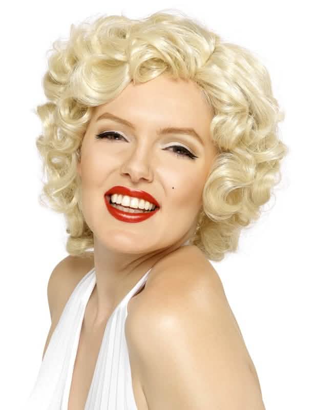 Blondá kučeravá parochňa Marilyn Monroe pre ženu
