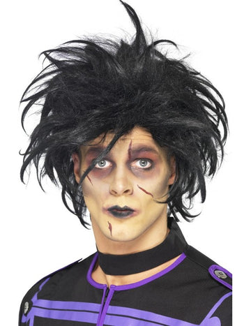Menova psychopatická čierna parochňa