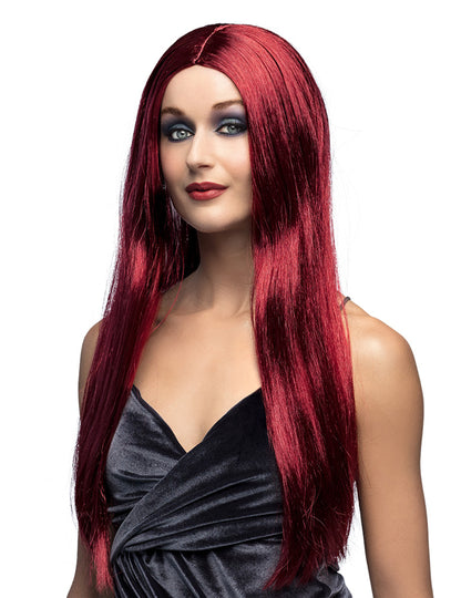 Dlhá fialová upírska parochňa pre ženy