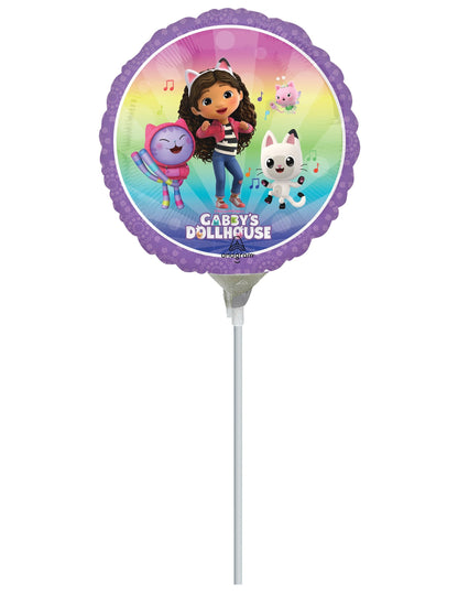 Malý hliníkový balón Gabby a Magic House 22 cm