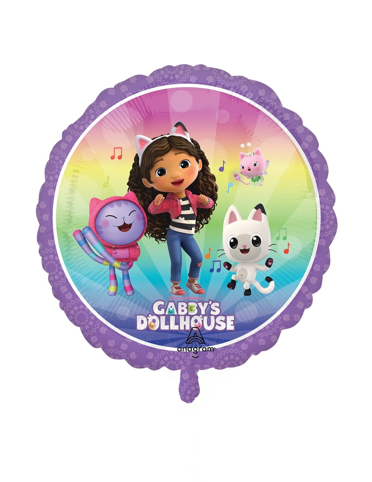 Malý hliníkový balón Gabby a Magic House 22 cm