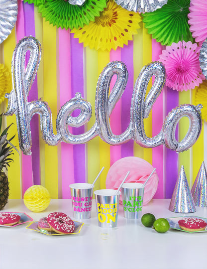 Malá žltá papierová včelovina 10 cm na zavesenie 