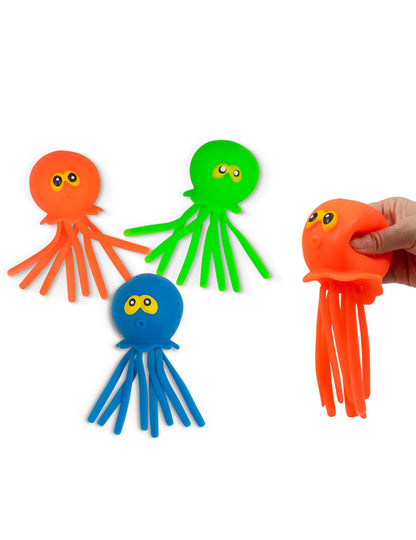 Hračka chobotnice s efektom vodného prúdu