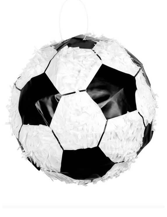 Detail otvorenia na plnenie futbalovej pinaty balóna