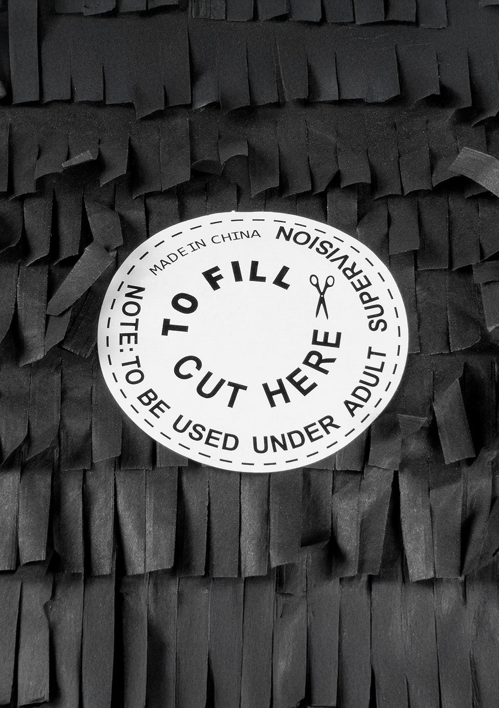 Strieborná holografická piñata, číslo 0, 40 x 28 x 8 cm na párty