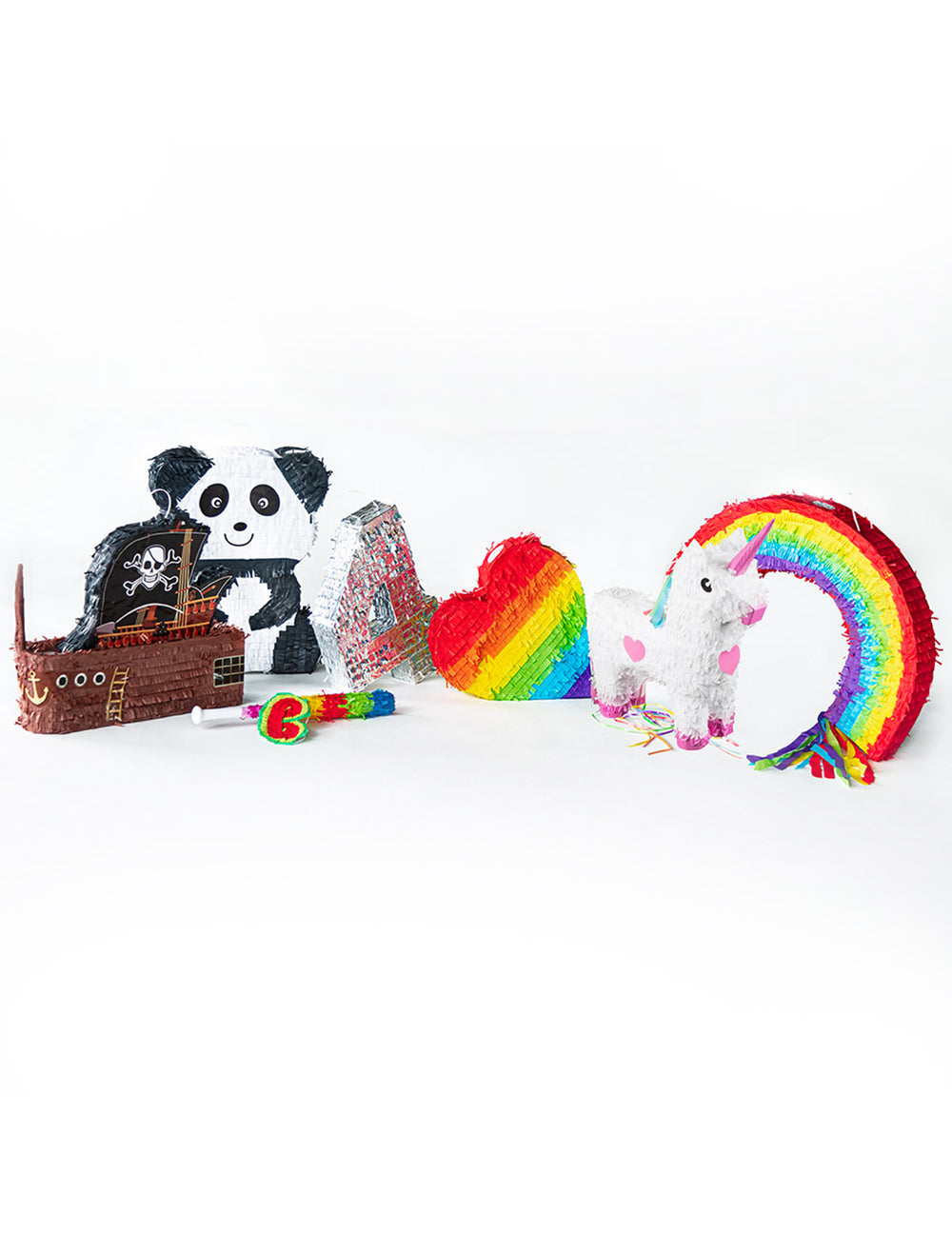 Présentation de différents modèles avec la Pinata licorne