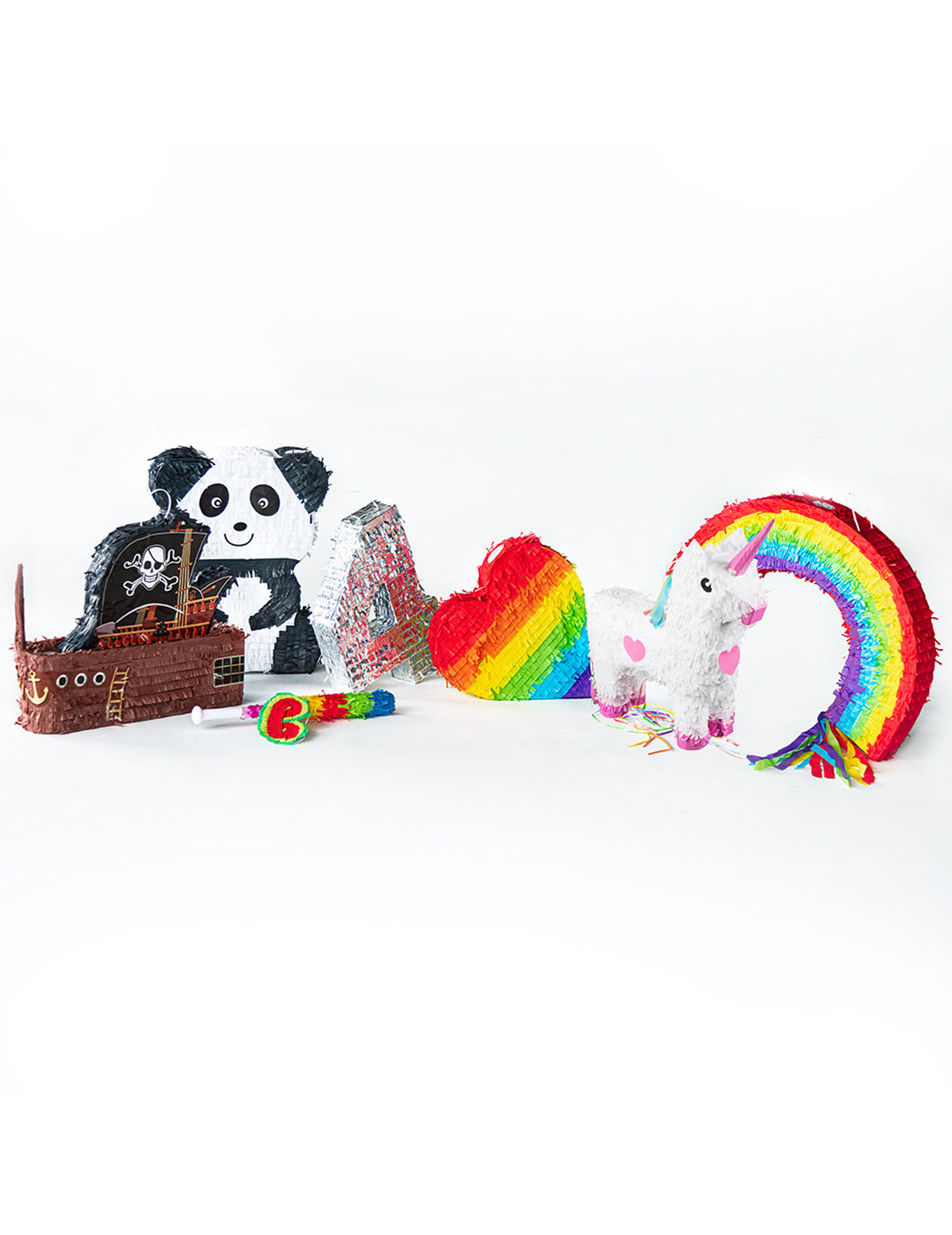 Présentation de différents modèles avec la Pinata licorne