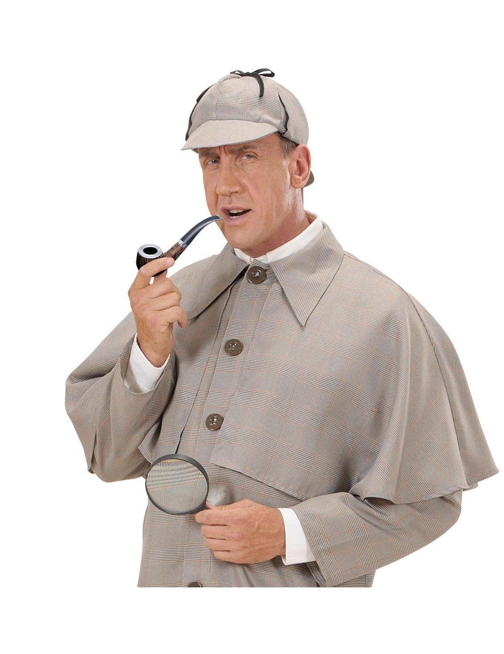 Pipe tenue à la main par un détective de la pipe d'irlandais