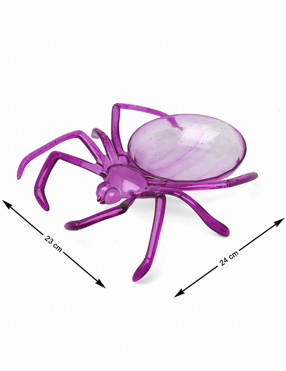 Dimensions du plateau araignée pour décoration d'Halloween