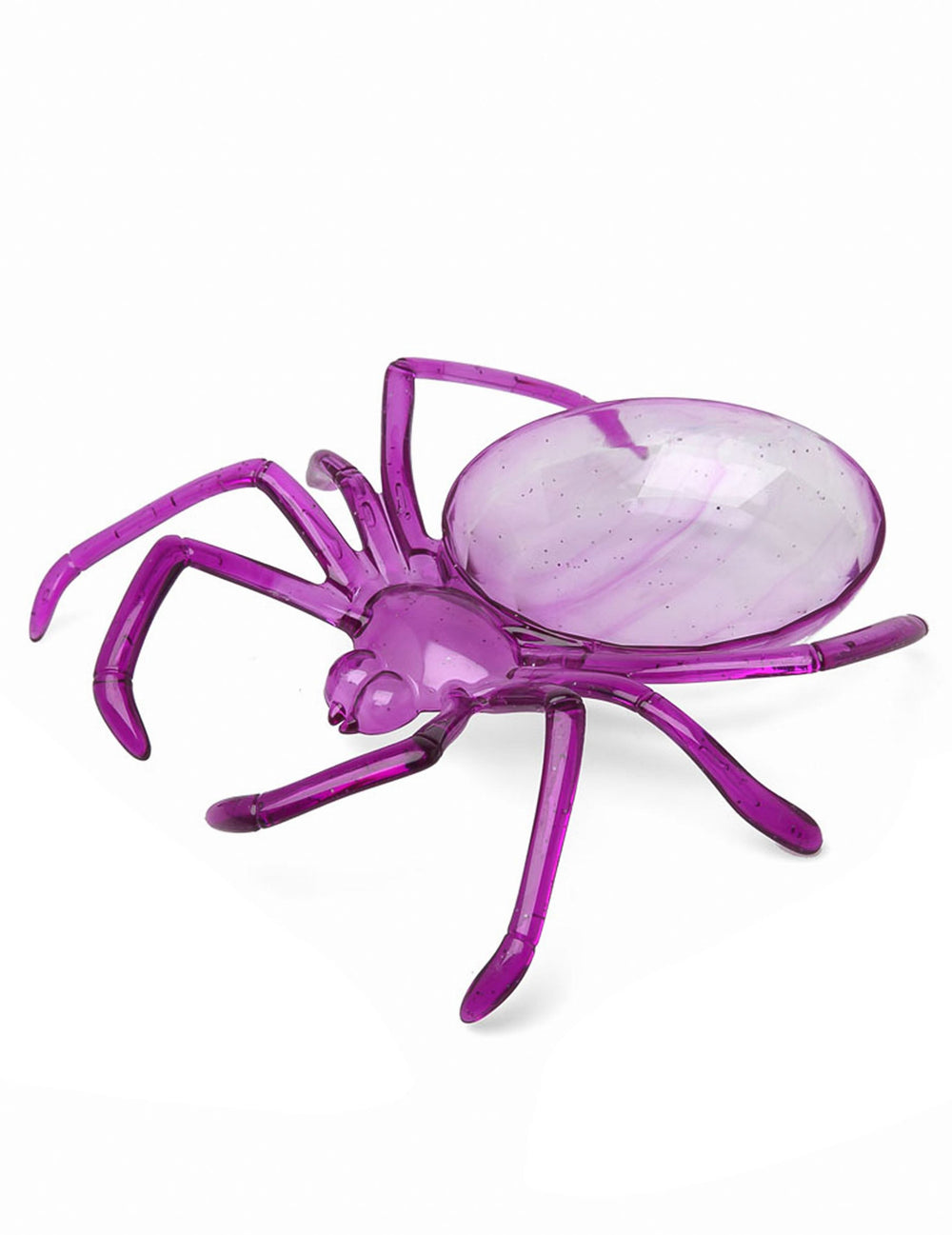 Plateau araignée pour décoration d'Halloween violet