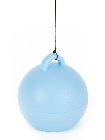 Závažie na héliový balón svetlomodré 35 g na výzdobu 