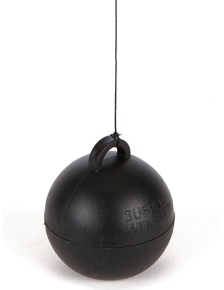 Black hélium Balón Hmotnosť 35 g