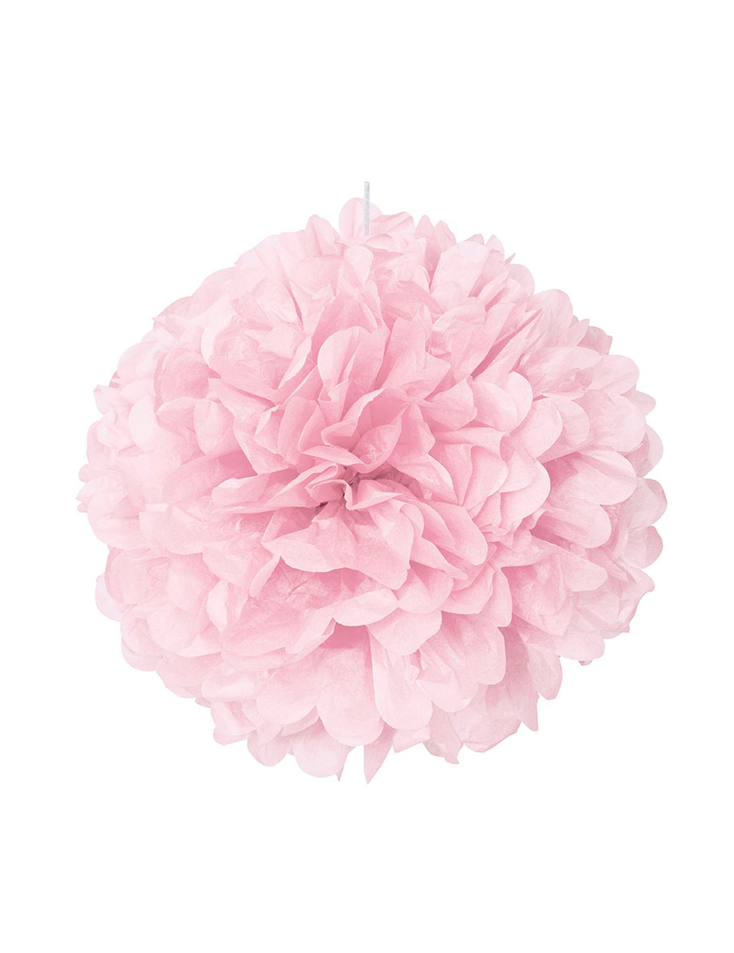Ružový papierový pompon 40 cm, dekoratívna guľa 