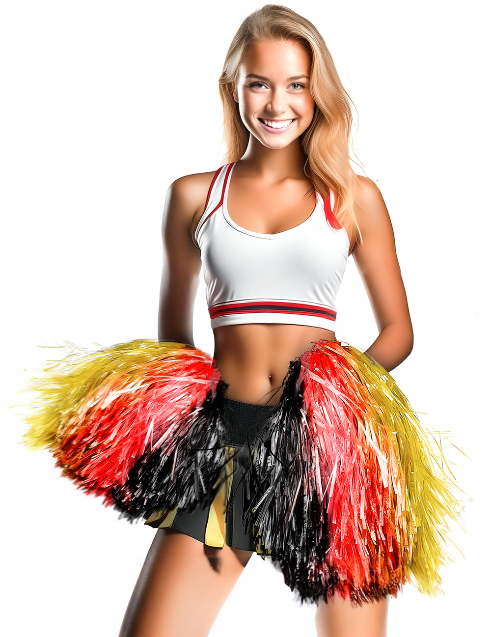 Mise en situation du pompon supporter Allemagne