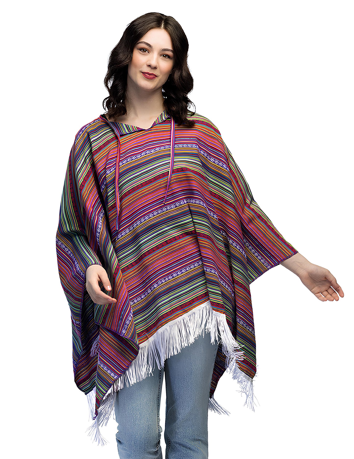 Viacfarebné pončo Luz