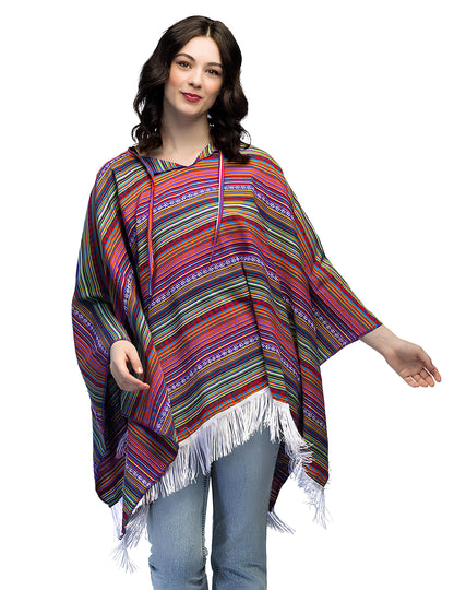 Viacfarebné pončo Luz