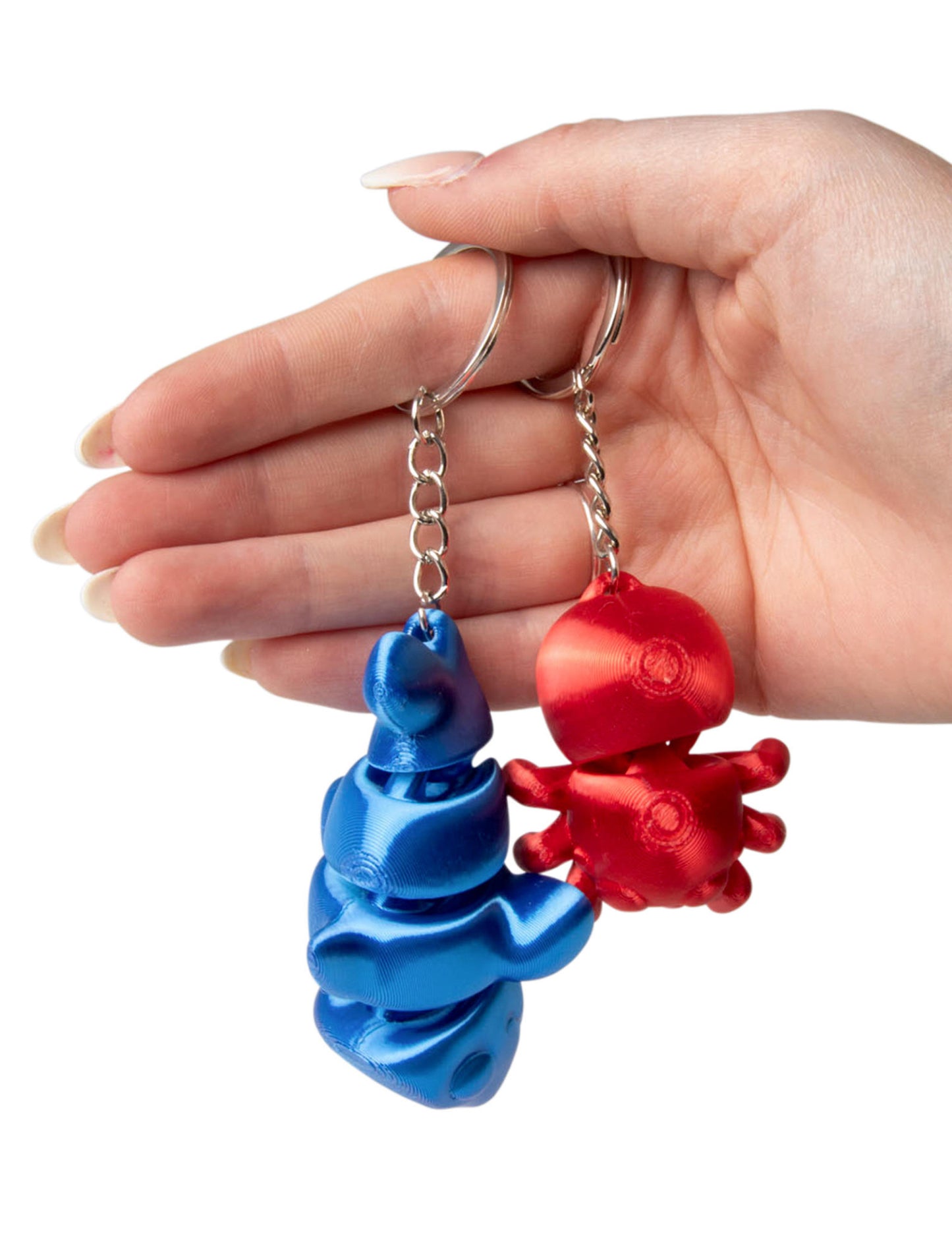 Prívesok na kľúče malé farebné zvieratká 