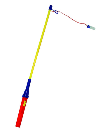 Porte lampions électrique jaune et rouge