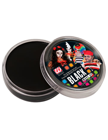 25g čierna profesionálna nádobka na make-up