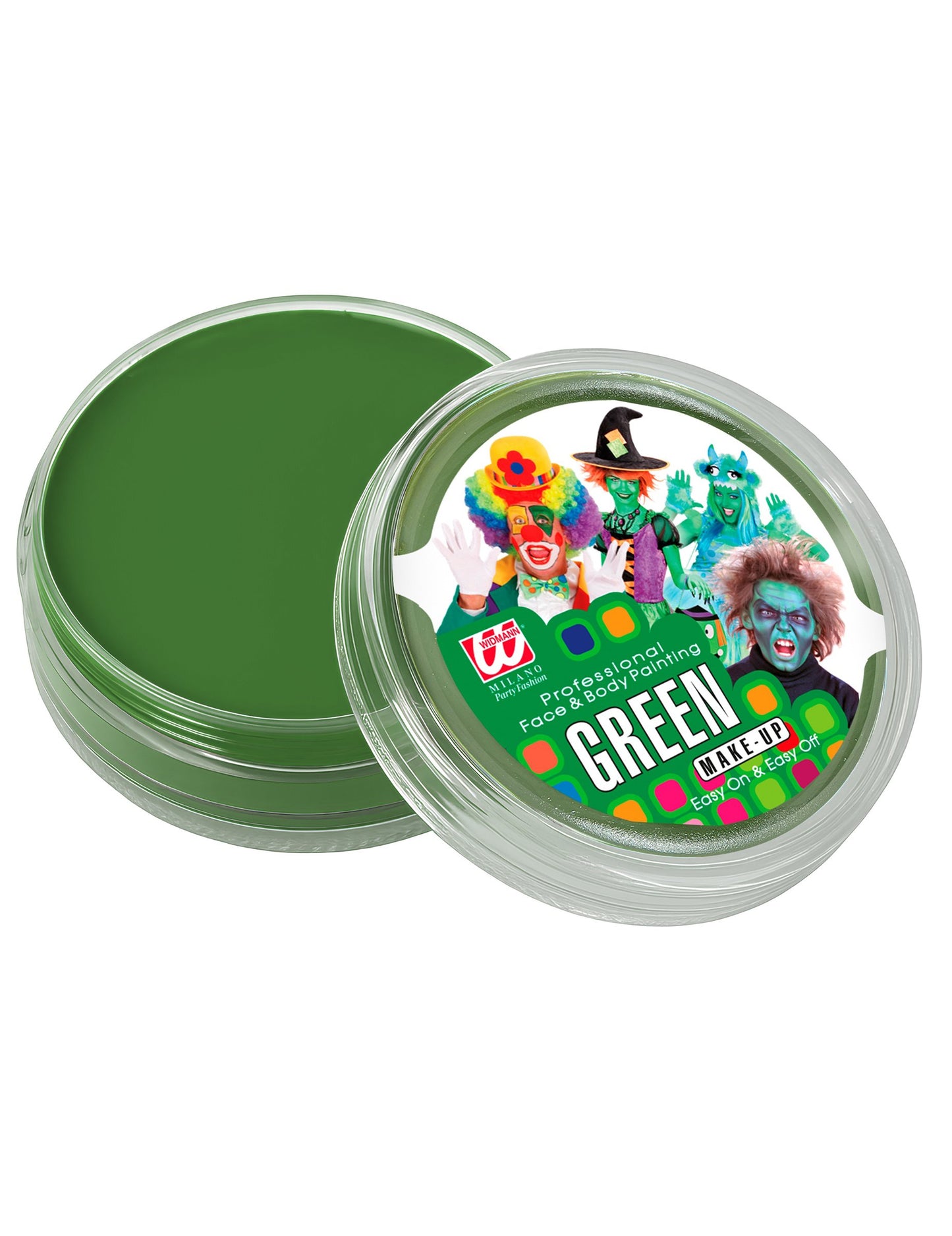 Zelená profesionálna nádobka na make-up 25g