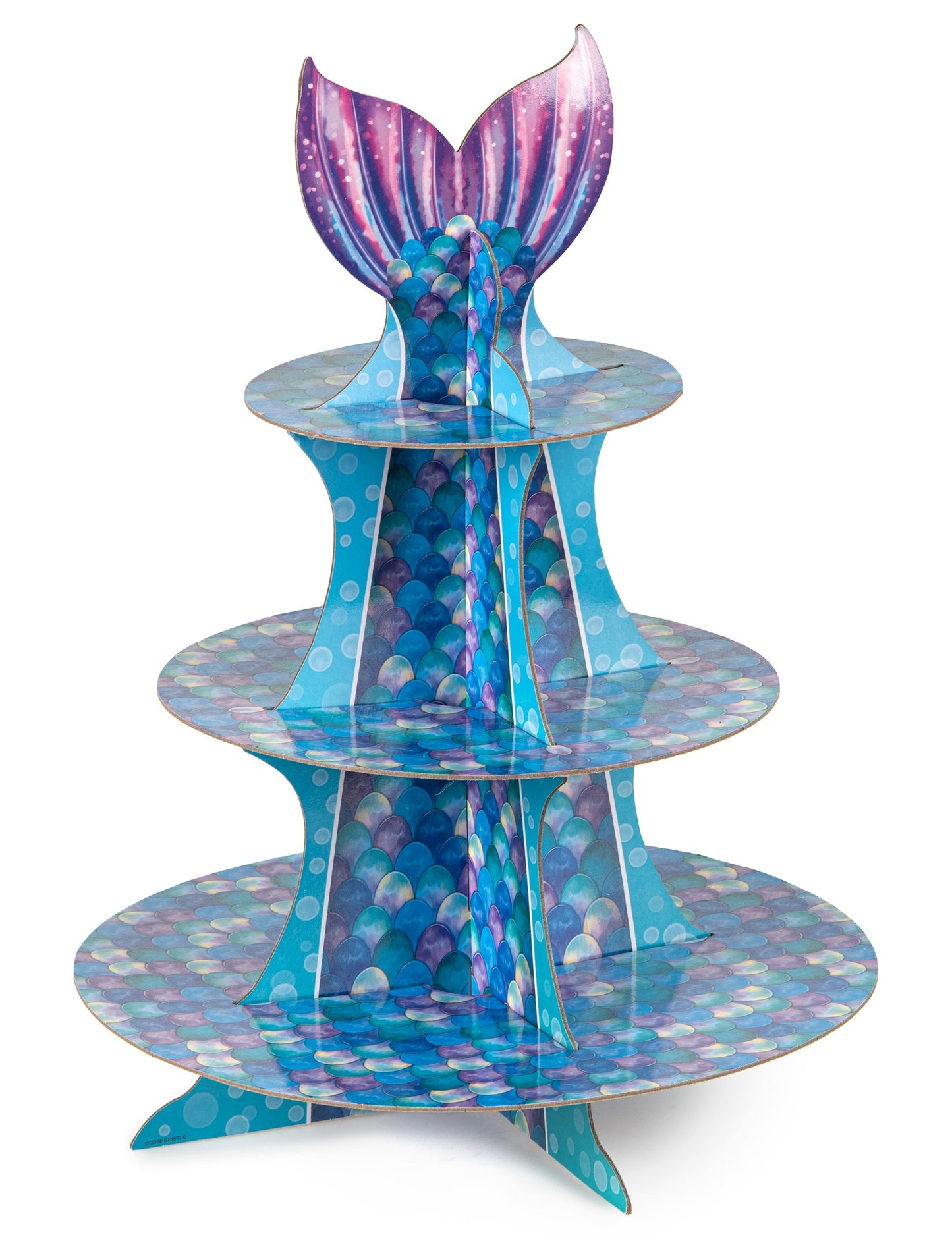 Cupcake Display Blue Purple Siréna 40 cm