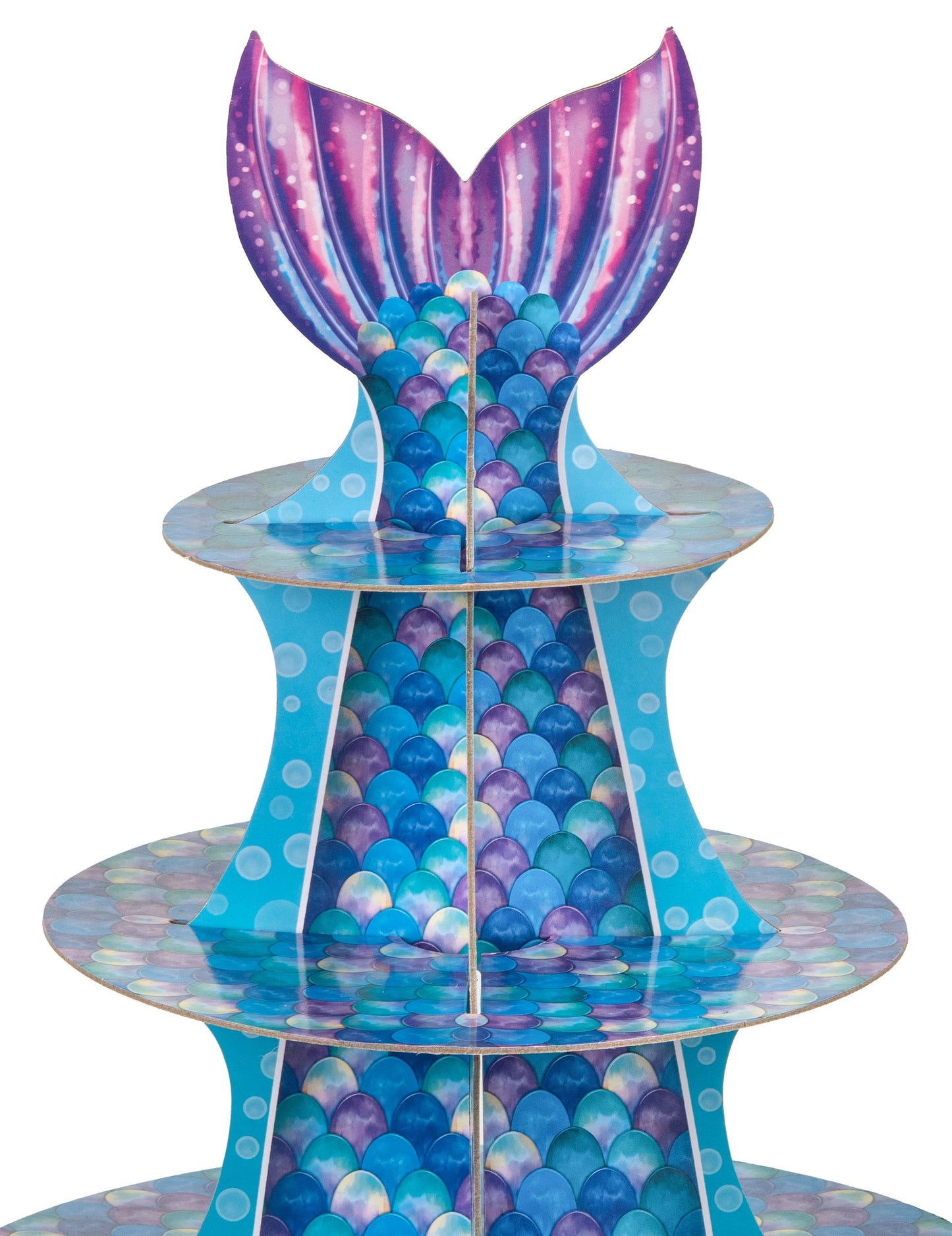 Cupcake Display Blue Purple Siréna 40 cm