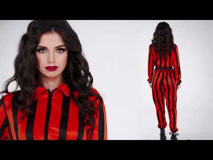 Dámsky kostým väzňa Harlekýn