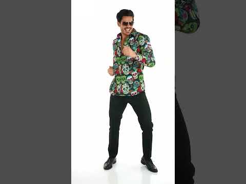 Chemise Dia de los muertos homme