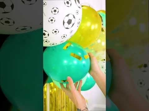 12 Ballons métallisés verts foncés 28 cm