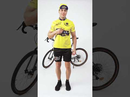 Žltý kostým na cyklistiku mužov Tricard