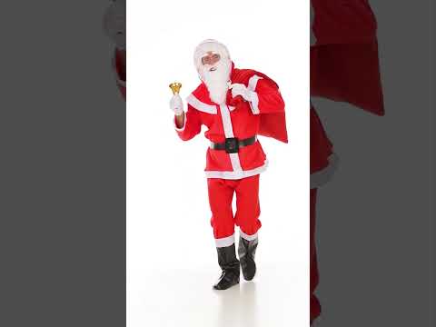 Déguisement Père Noël complet avec sourcils et barbe homme