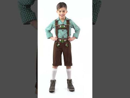 Chlapci zelený bavorský kostým