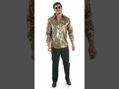 Pánska leopardová košeľa