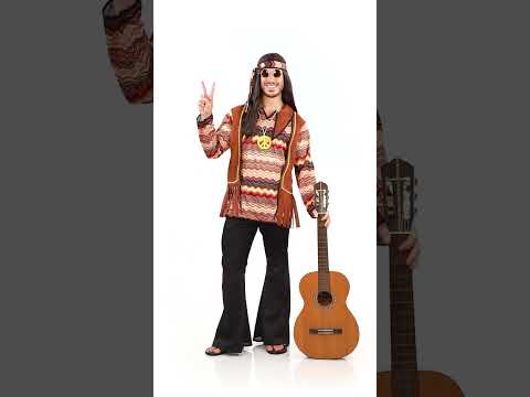 Déguisement hippie nature homme