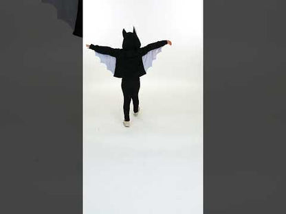 Čierna a fialová detská bunda