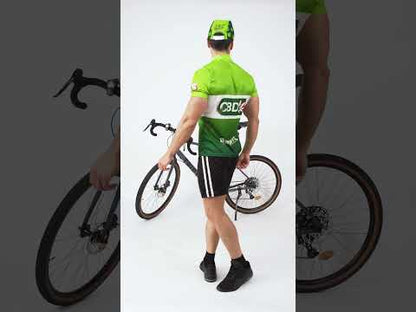 Zelený kostým cyklistiky CBD pre mužov