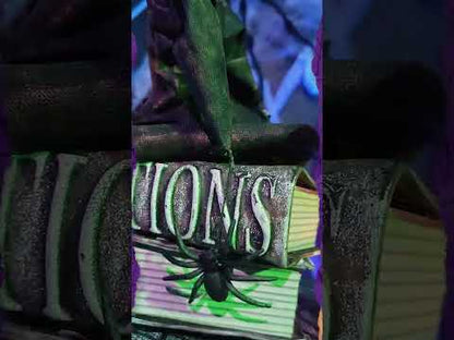 Animovaná dekorácia strašidelných kníh