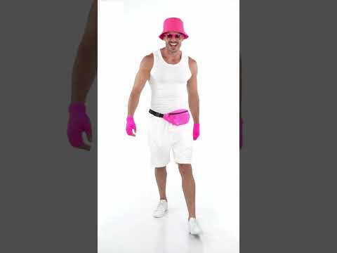 Bob rose fluo adulte