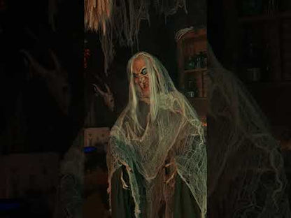 Animovaný zvuk a ľahká dekorácia čarodejnica Andromeda 153 cm