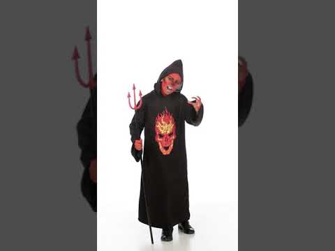 Déguisement diable faucheuse de l'enfer enfant