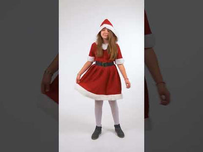 Dievčenský vianočný kostým Matka s kapucňou