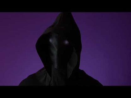 Plná maska ​​s neviditeľnou kvetnou kastrou a očami pre dospelých biele svetlo