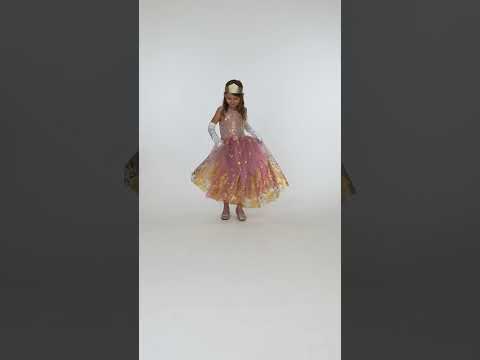 Déguisement princesse rose gold fille