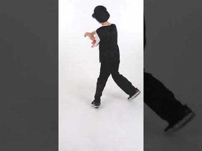 Policajný kostým čierne a biele zombie deti