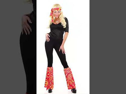 70. roky oranžová bublina dospelých banner