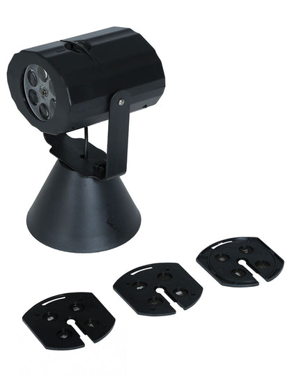 LED projektor so základňou 20 cm