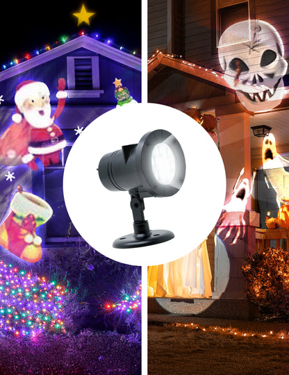 LED silueta projektora